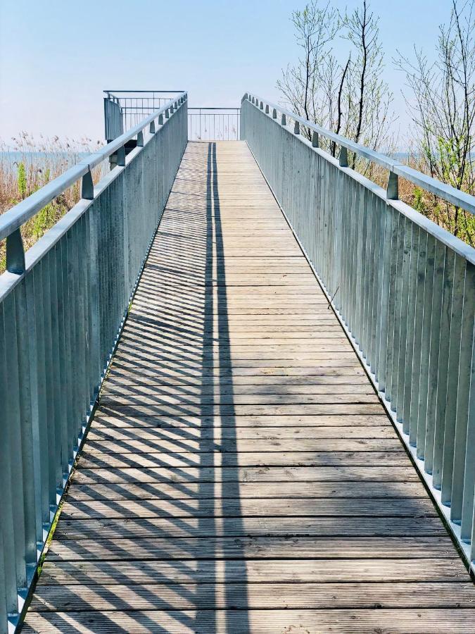 Ferien-Apartment Eisvogel Im Naturschutzgebiet Mit Privatstrand Friedrichshafen Bagian luar foto